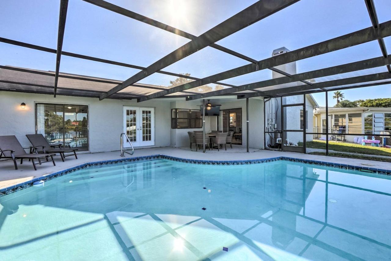 Waterfront Port Richey House With Heated Pool! Villa Exterior photo